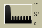 Profile diagram showing finger-like projections